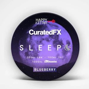 Happy Valley - Blueberry CuratedFX Sleep 2:1 CBN:THC - 100mg - Happy Valley