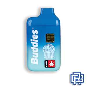 Buddies - Blueberry Muffin Flavored All-in-One Vape | 2g (Distillate)