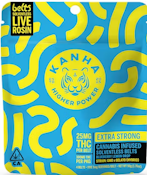 [Kanha] Solventless Rosin Infused Belts Gummies - 100mg - Blueberry Lemon Drop  (H)