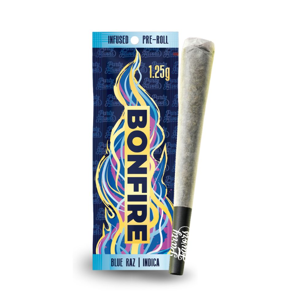 Blue Raz Bonfire 1.25g Infused Preroll - PARTY FAVORS (BONFIRE)