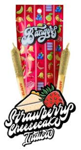 Bangers - BANGERS | STRAWBERRY CHEESECAKE - 2PK INFUSED | PREROLL | 1.2G