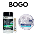 BOGO - Cyber Diesel 0.7g Diamond Dusted Blunts 5 Pack + Sharklato 1g Flower | To The Moon