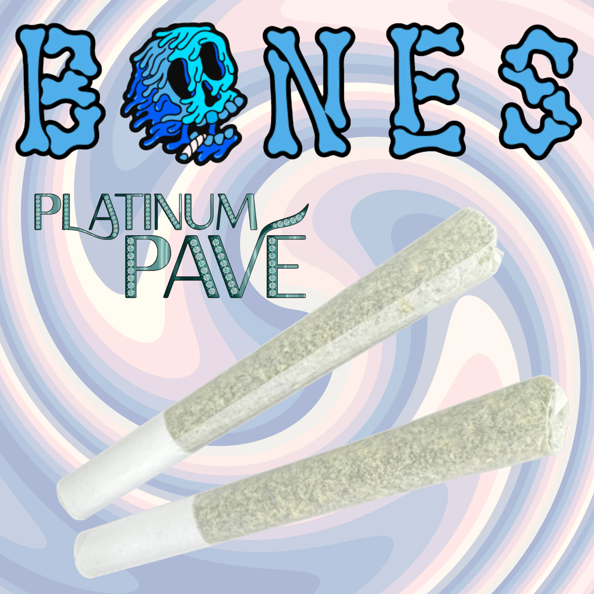 Bones - Platinum Pave | 1.1g Main Image