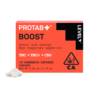 Level - BOOST THC 19.4mg : THCV 7.5mg : CBG 4.5mg ProTab (10 pack) - Level