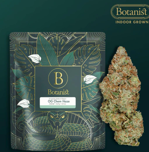 The Botanist - OG CHEM HAZE FLOWER - BOTANIST - 3.5g Main Image