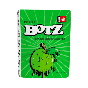 Botz - Botz Sativa Sour Green Apple Gummy 100mg