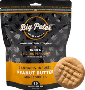 Big Pete's - Peanut Butter Indica Cookies - 10pk - 100mg - Big Pete's