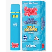 SugarRush - Live Resin Vape - Blue Raspberry Lemonade - 2.5G