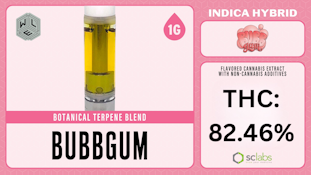 White Label | 1g Flavored Cart [I] | Bubblegum 