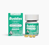 BUDDIES - Capsules - 50MG - 20CT - Hybrid - Liquid Live Resin - Soft Gels - 1000MG