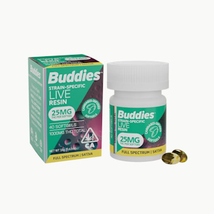 BUDDIES - BUDDIES | SATIVA LIVE RESIN SOFTGELS - 40PK | CAPSULE | 1000MG