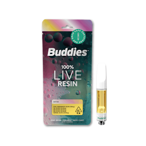 BUDDIES - BUDDIES | SOUR STRAWBERRY LIVE RESIN - 510 THREAD | CARTRIDGE | 1G