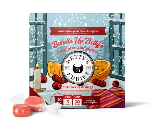 Betty's Eddies - Cranberry Orange - 50mg - Betty's Main Image