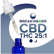 Breakwater | MCT Tincture | 25:1 CBD:THC | 100mg