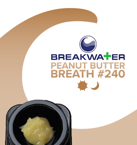 Breakwater - [MED] Breakwater | Peanut Butter Breath #240 | 1g Concentrate | Live Hash Rosin
