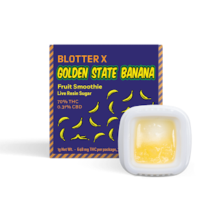 BLOTTER - Golden State Bananas Fruit Smoothie | Live Resin Sugar Concentrate | 1G