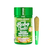 Jeeter Baby | Acapulco Gold | Infused Pre-Roll Pack | [2.5g] 5pk | Sativa