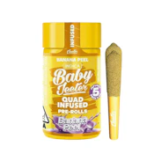 Jeeter Baby |  Banana Peel | Infused Pre-Roll Pack | [2.5g] 5pk | Indica