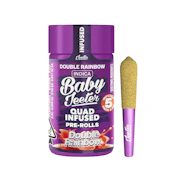 Jeeter Baby | Double Rainbow | Infused Pre-Roll Pack | [2.5g] 5pk | Indica