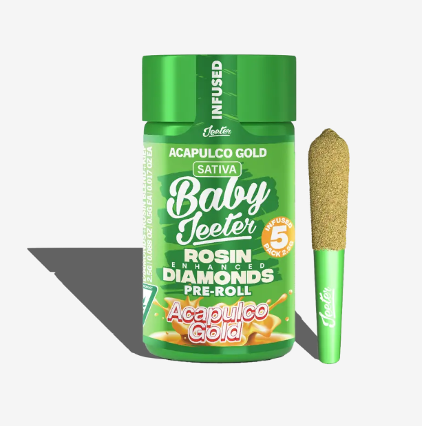 Baby Jeeter | Acapulco Gold | Rosin Enhanced Diamond Pre-