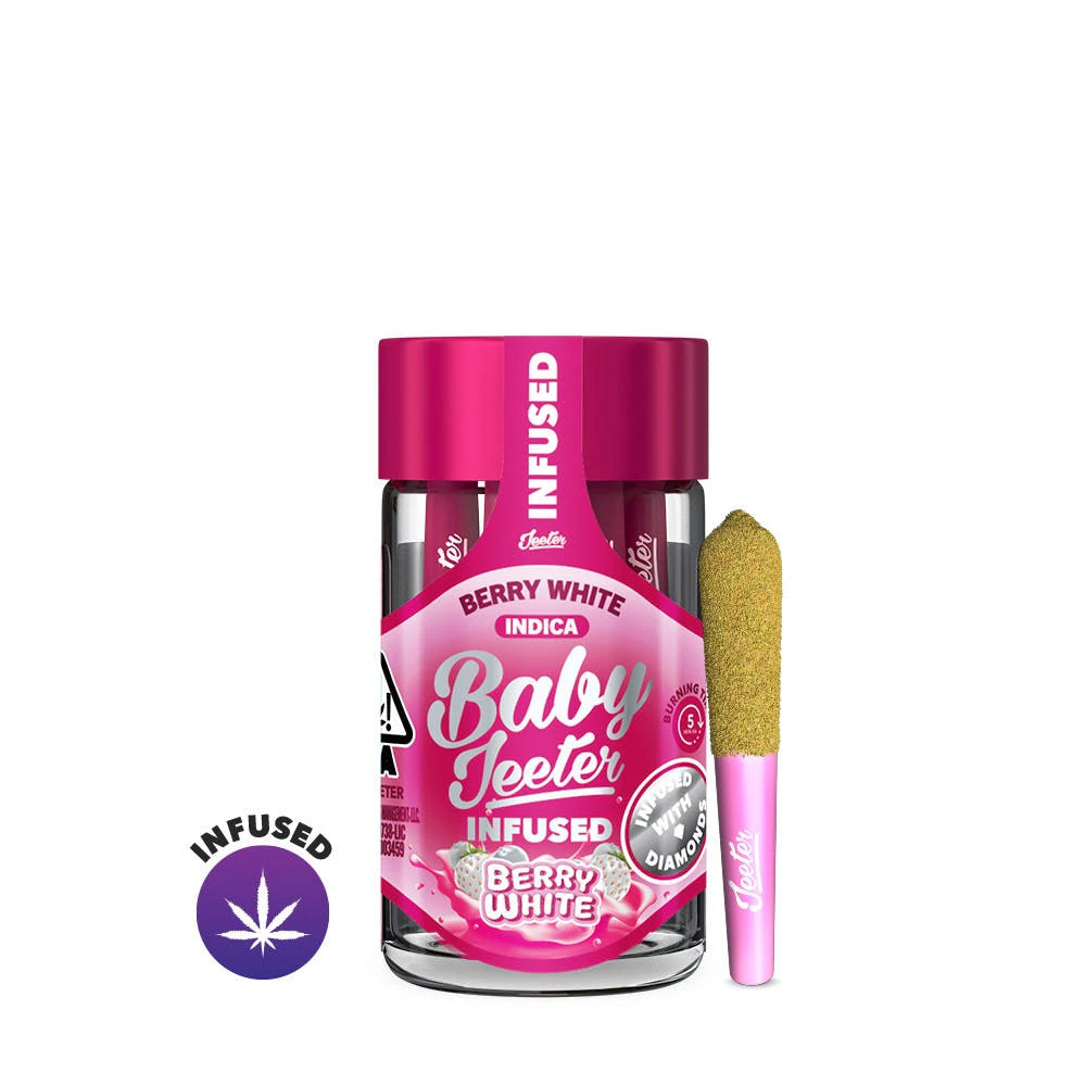 Jeeter - Baby Jeeter - 5pk Infused Prerolls - Berry White Main Image