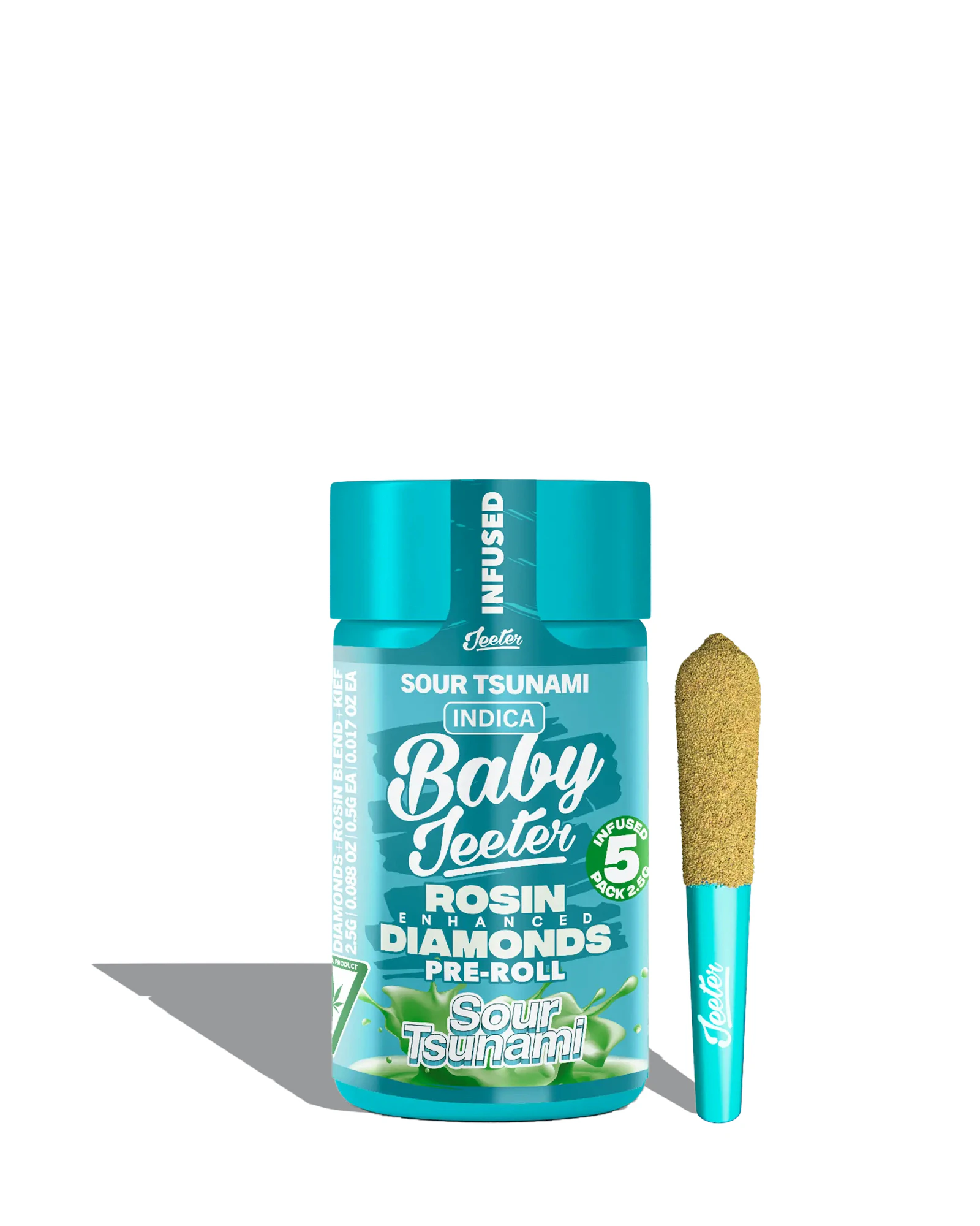 Jeeter - Sour Tsunami (I) | Infused Pre-roll Pack | Baby Jeeter Main Image