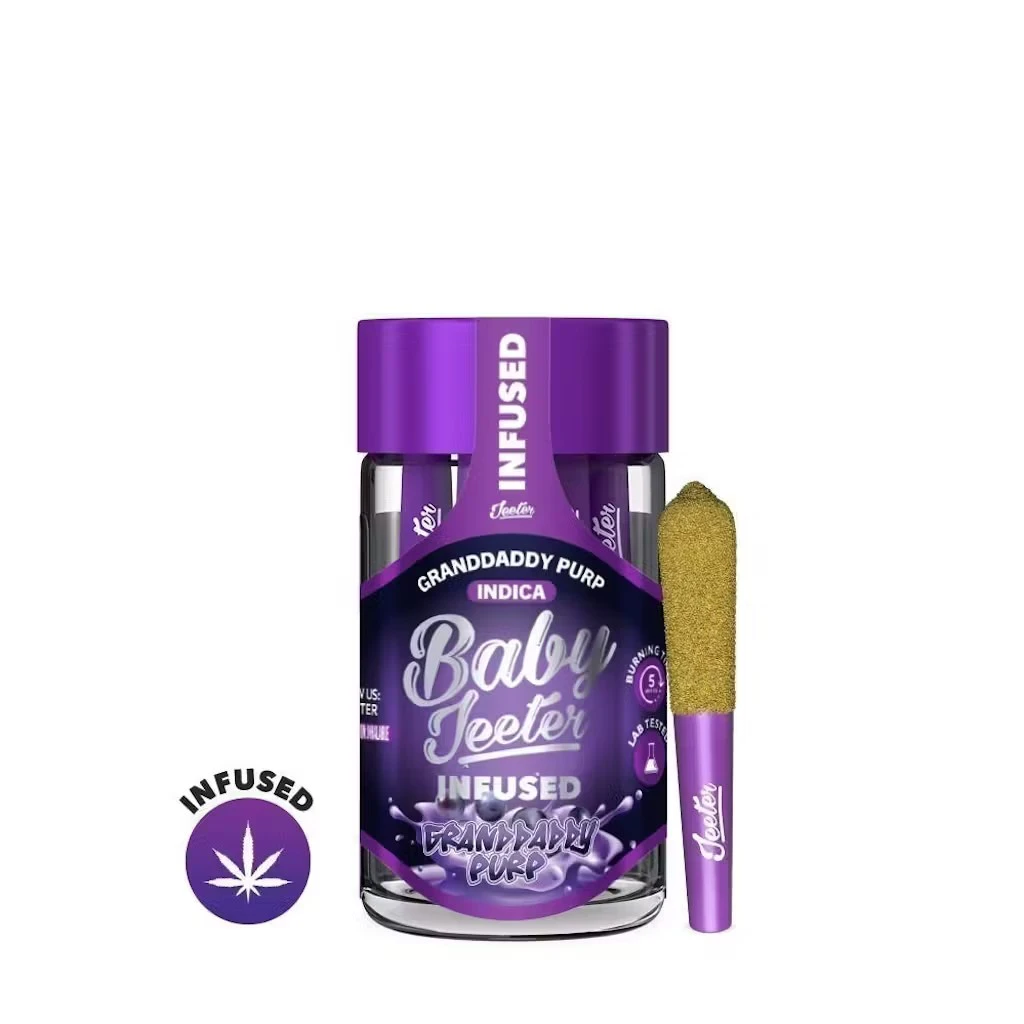 Jeeter - Grand Daddy Purple (I) 47.20% | Jeeter | Baby Jeeter 0.5g x 5 (2.5g) Infused Main Image