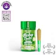 Baby Jeeter | Kiwi Kush | Quad Infused Mini Pre-Roll 5pk | 2.5g