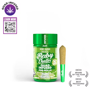 JEETER - Baby Jeeter | Kiwi Kush | Quad Infused Mini Pre-Roll 5pk | 2.5g