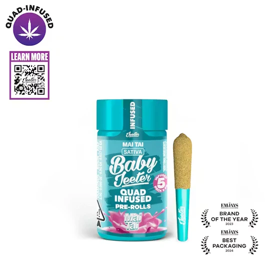 Jeeter - Jeeter | Mai Tai | Baby Rosin Enhanced Diamond Pre-Roll 5pk | 2.5g Main Image