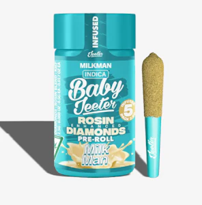 Jeeter - Baby Jeeter | Milk Man | Rosin Enhanced Diamond Pre-Roll 5pk | 2.5g