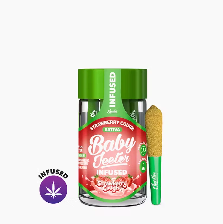 Jeeter - Baby Jeeter - 5pk Infused Prerolls - Strawberry Cough Main Image