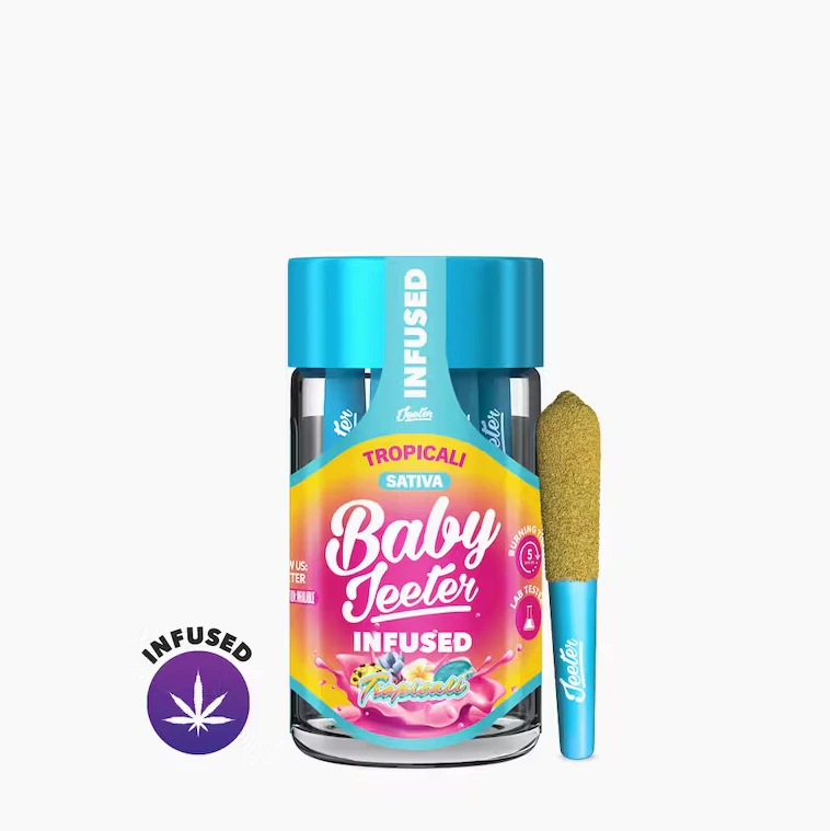Jeeter - Baby Jeeter - 5pk Infused Prerolls - Tropicali Main Image