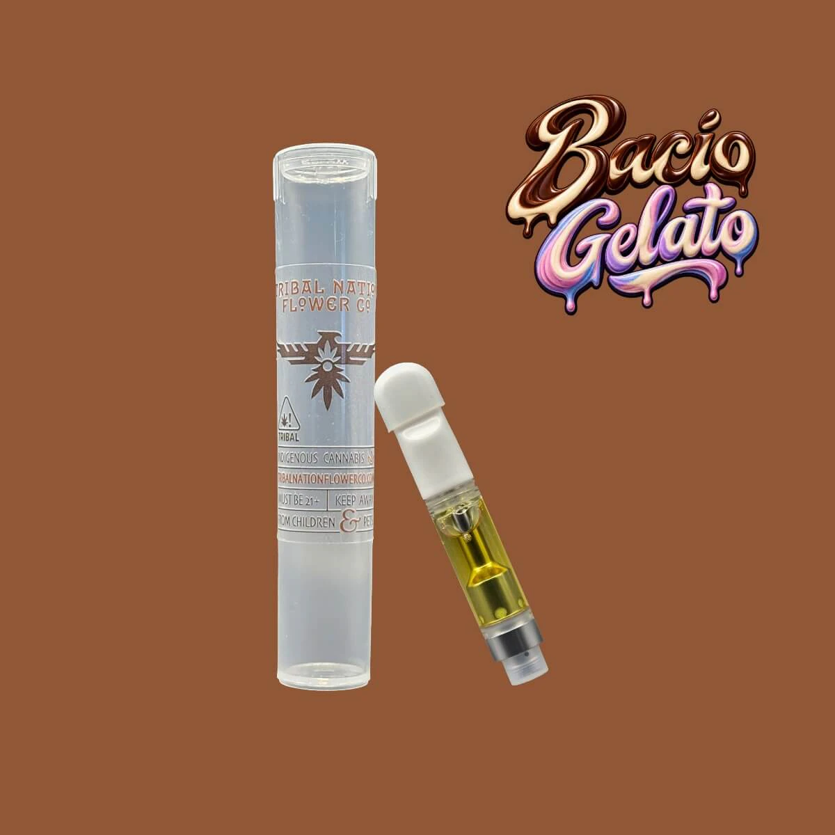 Tribal Nation Flower Company - TNFC Cart 1g- Bacio Gelato Main Image