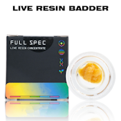 Full Spec - Live Resin Badder - 01g - (H) Emergen C