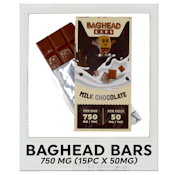 Baghead Bars - Milk Chocolate (15pc x 50mg)