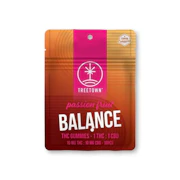 BALANCE Passion Fruit 1:1 THC:CBD 100mg Gummies (10x10mg) - TREETOWN