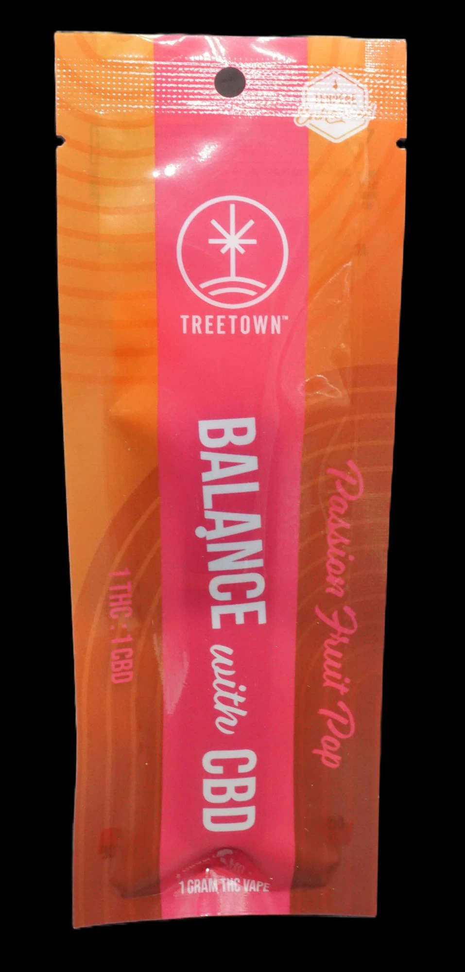 Treetown - Ratio Vapes - Balance W/ CBD - Passion Fruit Pop - 1g Main Image