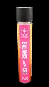1.0g Enhanced Prerolls - Banana Acai Mintz 20.46% - Balance W/ 1:1 THC:CBD
