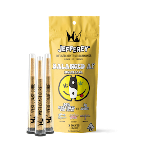 WEST COAST CURE - West Coast Cure - Balanced AF Jefferey Infused Preroll 3pk 3.6g