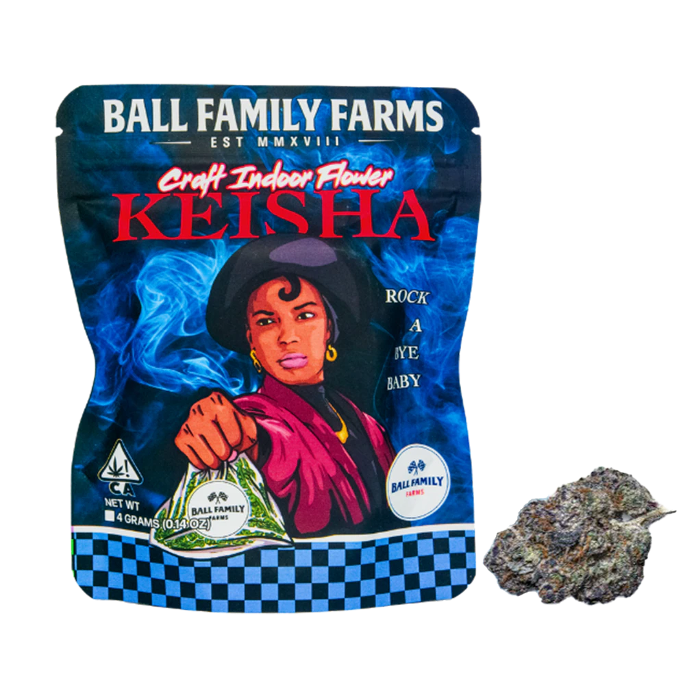 Ball Family Farms - Ball Family Farms-Flower 3.5g (Keisha-indica) Main Image