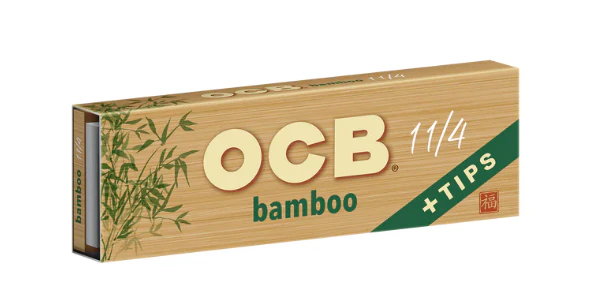 OCB - Bamboo 1 1/4" Rolling Papers + Tips  Main Image