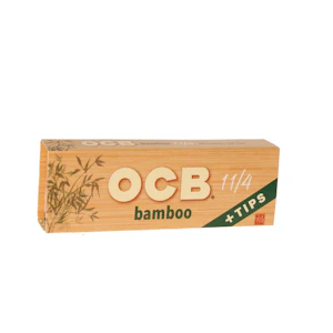 OCB - Bamboo 114 Papers w/Tips Cigarette Papers FET