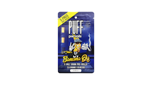 Puff | Banana OG (I) 34% THC | Prerolls (5 pack) 2.5G