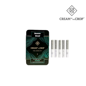 Cream Of The Crop. - Banana Bread Live Resin Infused Pre-Roll Pack (5pk)