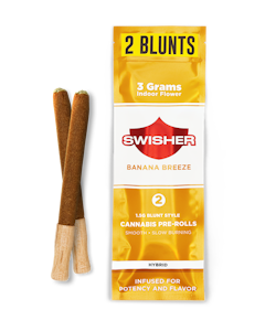 SWISHER - Swisher Blunt (2pk) | Banana Breeze 