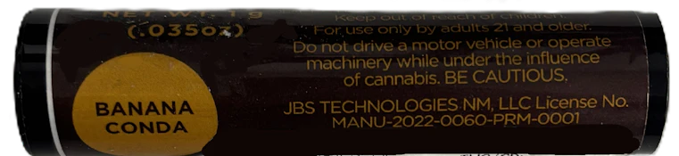 Banana Conda (0.5G) | Infused Preroll | Hybrid 2pk