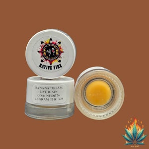 Native Fire - Native Fire 1g Live Resin- Banana Dream
