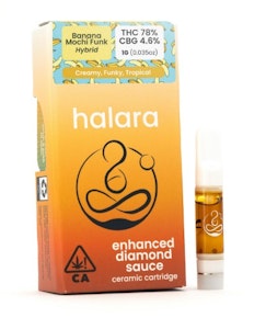 HALARA - Halara 1g Banana Mochi Funk Enhanced Live Diamond Cartridge