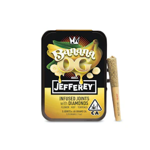 West Coast Cure - Banana OG | 5pk Diamond Infused Prerolls (I) | West Coast Cure